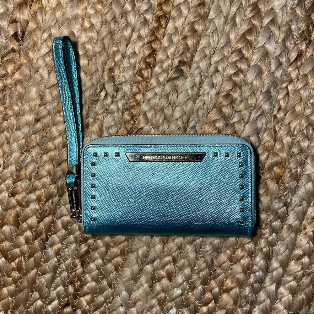 Rebecca Minkoff Wristlet Wallet Metallic